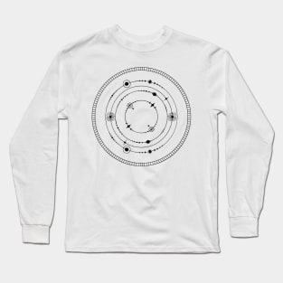 Vintage solar system Long Sleeve T-Shirt